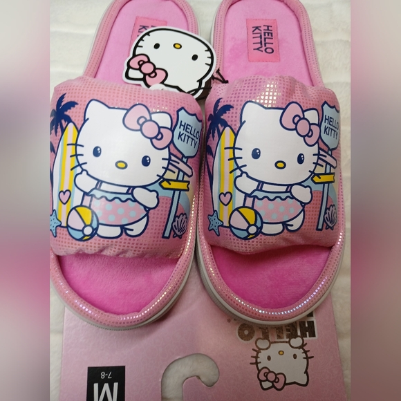 Hello Kitty Shoes - Hello Kitty Pink Slippers Women’s M (7–8) | NWT